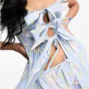 Pastel Tie-Front Women Shorts